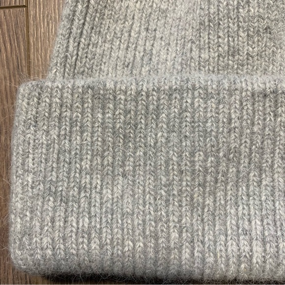Angora/Wool Cable Knit Toque - Picture 6 of 15